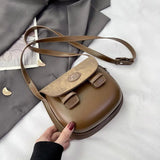 MQTIME  -  Autumn High Quality Maillard Brown PU Suede Crossbody Bags Shoulder Bag Phone Wallet Storage Bags Women's Bag Purse