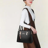 MQTIME  -  2pc/set Women Fashion Casual Totes Luxury Handbags Designer Shoulder Bags for Women Crossbody Composite Bag Bolsos