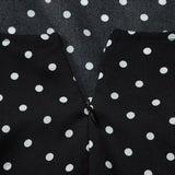 MQTIME  -  Women's French Style Polka Dot Printing Sexy V-neck Camisole Backless Loose Dress Sleeveless Summer Party Gowns