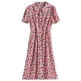  MQTIME  -  Clearance Price Ladies Short-Sleeved Temperament High-Waisted Slimming Robe for Holiday