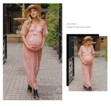 MQTIME  -   Summer Maternity Lace Dress Maternity Dresses for Photography Pregnant Wedding Sexy Dress