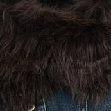  MQTIME  -  Women Denim Jacket Autumn Winter Fur Collar Long Sleeve Women's Coat Zipper Loose Female Casual Outerwear Retro Lady Tops ﻿