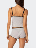MQTIME  -  Women Pajamas Sets Sleeveless Camisole+Shorts Two Pieces Suits Sexy Sleepwear Casual Home Clothes Female Dot Printed Loungewear