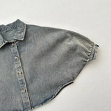MQTIME  -  Autumn New Children Loose Denim Cardigan Girls Vintage Dolman Sleeve Jacket Fashion Kids Boys Casual Coat Baby Clothes