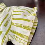 MQTIME  -  2Piece 2025 Summer Toddler Boy Outfits Korean Fashion Stripe Cotton Short Sleeve Tops+Shorts Baby Clothing Children's Sets B062