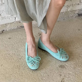 MQTIME  -  New Season Women's Shoes French Style Bow Ballet Flat for Women Comfortable Daily Commute Shoes Designer Shoes Zapatos De Mujer