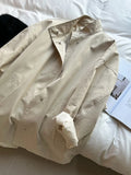 MQTIME  -  High-quality Oversized Stand-collar Trench Coat for Women, Lazy Style Minimalist Outerwear