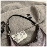  MQTIME  -  Shiny Stone Mini Handbag Crossbody Bag Shoulder Bags American Retro Big Wallet and Phone Storage Bag Woman Bags Purse