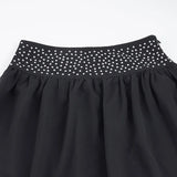 MQTIME  -  Elegant Low Waist Mid-length Skirt, Personalized Street Style Design, Hot Diamond Loose Drape Skirt