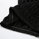MQTIME  -  Sexy Sleeveless Strapless Long Dress Women Summer 2025 New Fashion Black Slim Dresses Female Cssual Beach Vacation Midi Dress