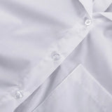 MQTIME  -  White Shirt and Cake Skirt Set for Women Set with Turn Down Collar Long - Sleeve Design Shirt and High Waisted Short Skirt