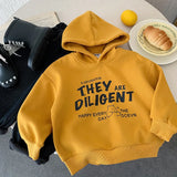  MQTIME  -  Kids Baby Boys Sweatshirt Hooded Letter Printed Thicken Warm Toddler Boys Hoodies New Winter Little Boys Pullovers