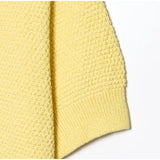 MQTIME  -  Knit Solid Women's Cardigan Fashion Loose Single-breasted Short Sleeve Female Sweater Summer V Neck Lady Knitwear 2025