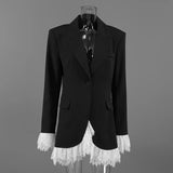 MQTIME  -  Suit Jacket Women's 2025 Autumn and Winter Temperament Workplace Loose and High-end Women's Clothing
