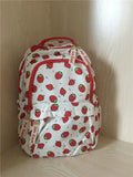 MQTIME  -  Casual Kawaii Strawberry Print  Backpack Preppy Style Big Capacity Handbag Fashion School Travel Backpack