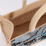 MQTIME  -  Sequin Embroidery Handbag New Women's Bag High-end Tote Bag Fashion Niche Woven Large Capacity Handbag
