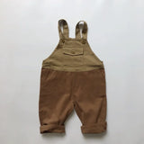 MQTIME  -  Spring Korean Style Baby Boys Suspenders Pants Patchwork Casual Toddlers Kids Loose Straps Trousers