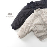  MQTIME  -  Winter New Children Cotton Padded Jacket Baby Long Sleeve Warm Coat Baby Plus Velvet Thick Jacket Kids Casual Clothes