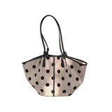  MQTIME  -  Large Capacity Polka Dot Tote Bag  Women's Casual Fashion Commuting Shoulder Bag, Versatile Portable Underarm Handbag