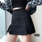 MQTIME  - Black Fashion Ladies Elegant A-line Skirt Summer Slim High Waist Straight Mini Dress 2024 New Young Style Women's Clothing