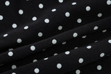 MQTIME  -  Summer Women's French Temperament Polka Dot Sexy V-neck Suspender Backless Dress