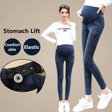 Mqtime Jeans Women Pregnancy Maternity Clothing Jeans Black Pants For Pregnant Women Clothes Nursing Trousers Denim Jeans Womens