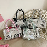  MQTIME  -  Sequins Shoulder Bags for Women Designer New Trendy Fashion Evening Party Bling Square Bag Handbags and Purses