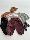  MQTIME  -  Autumn New Children Casual Pants Solid Boys Sweat Pants Fashion Baby Harem Pants Girls Loose Trousers Cotton Kids Clothes