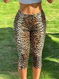 MQTIME  -  New Women's Y2K Street Style Black Slim-fit Cropped Pants