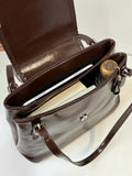MQTIME  -  Retro Commuter Large Capaci Oil Wax Leather Underarm Tote Bag Women New Simple Versatile Single oulder Bag