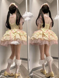 MQTIME  -  Handmade Girls Birthday Lolita Dress Trailing Princess Adult Party Dress Women Wedding High Quality Dress Photography Clothes
