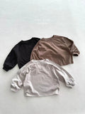  MQTIME  -  Autumn New Children Long Sleeve T Shirts Solid Boys Girls Casual Tee Kids Bottoming Shirts Toddler Cotton Tops Baby Clothes