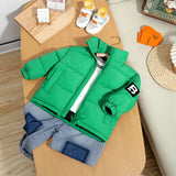 MQTIME  -  Kids Down Cotton Coats Winter Autumn Teen Clothes Big Children Thicken Warm Jackets Boys Girls Padded Parka Snowsuit Outerwear
