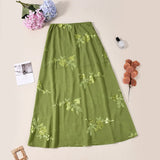  MQTIME  -  Cross-border autumn new products AliExpress, hot-selling temperament slim-fitting embroidery European skirt women cw19859