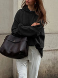 MQTIME  -  Autumn/Winter New Casual Simple Long-Sleeved Hooded Jumper