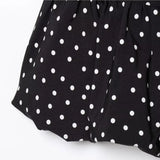 MQTIME  -  Polka Dot Slanted Shoulder Fashion Women Dress 2025 New Slim Sleeveless Black Party Dress For Summer Streetwear Woman Clothing