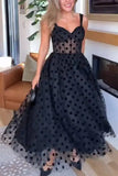 MQTIME  -  Women Gauze Style Slim Fit Date Party Dress Summer Sexy Off Shoulder V Neck Dress Femme Solid Sleeveless Spaghetti Strap Dress