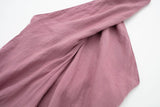 MQTIME  -  Cotton Linen Beach Dress Backless Halter Maxi Dress Femme Boho Free Style Holiday Dress Open Back Dusty Rose Vestidos
