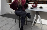 MQTIME  -  Autumn Winter New Women's Fox Fur Black Coat Fur Jacket Babes