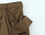  MQTIME  -  Chic Casual Skirt Women's Spring Summer Short Skirt With Pocket Ruched Mini Skirts For Women 2026 New ﻿Holiday Street Skirts