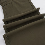 MQTIME  -  Vintage Low Rise Cargo Flare Pants Multi Pocket Streetwear Trousers