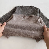 MQTIME  -  Autumn New Girls Long Sleeve Casual Sweater Cotton Baby Cotton Knit Pullover Children Colored Dots Sweater Kids Clothes