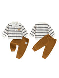 MQTIME  -  Baby Girl Winter Outfit Floral Print Hooded Jacket and Fleece Lined Pants Set with Pom Pom Hat and Mittens