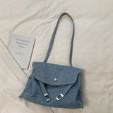 MQTIME  -  Women Vintage Small Denim Crossbody Bag Flap Casual Shoulder Messenger Bags New Fashion Female Handbags and Purses