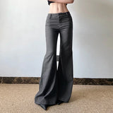 MQTIME  -  Pants Gym Womens Oversize Loose Baggy Simple Solid Streetwear Hip-hop Urban Basic Casual Design Comfortable Sport Long Bottom OL
