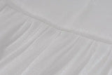 MQTIME  -  New Slim Waist Pure Desire V-neck Bow Dress Temperament Design Sense French Long Sleeve Waist Skirt