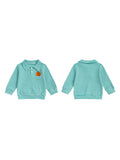 MQTIME  -  Kids Halloween Costume Long Sleeve Striped Shirt with Pumpkin Embroidery for Toddler Boys Casual Fall Clothes Outfit