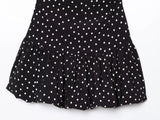  MQTIME  -  Women Polka Dot Short Dress 2026 Spring Summer New Sleeveless Mini Dress Ruched Simple Elegant Woman Casual Party Dresses