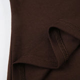 MQTIME  -  2000s Aesthetic Circular Design Sleeveless T-shirts Elegant Fashion V-neck Slim Tank Top Women Acubi Solid Blouse Vests