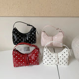  MQTIME  -  Cute Polka Dot Small Shoulder Bag Ladies Short Handle Casual Daily Underarm Purse Women Crossbody Bags Female Handbags